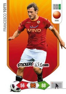 Sticker Francesco Totti - Calciatori 2010-2011. Adrenalyn XL n. 248 - Panini