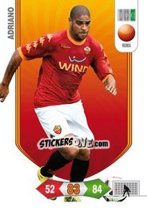 Figurina Adriano - Calciatori 2010-2011. Adrenalyn XL - Panini