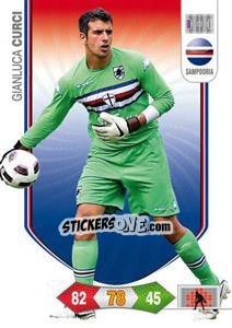 Sticker Gianluca Curci - Calciatori 2010-2011. Adrenalyn XL n. 253 - Panini