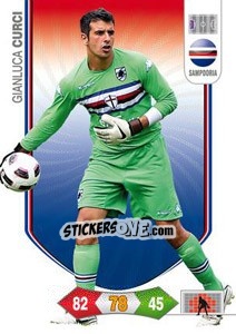 Figurina Gianluca Curci - Calciatori 2010-2011. Adrenalyn XL - Panini