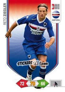 Sticker Reto Ziegler - Calciatori 2010-2011. Adrenalyn XL - Panini