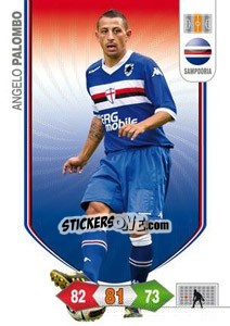 Sticker Angelo Palombo - Calciatori 2010-2011. Adrenalyn XL n. 257 - Panini