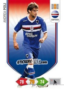 Sticker Andrea Poli - Calciatori 2010-2011. Adrenalyn XL n. 258 - Panini