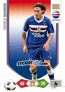 Sticker Daniele Mannini - Calciatori 2010-2011. Adrenalyn XL n. 260 - Panini