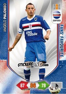 Sticker Angelo Palombo - Calciatori 2010-2011. Adrenalyn XL n. 265 - Panini