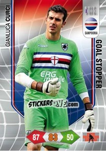Sticker Gianluca Curci - Calciatori 2010-2011. Adrenalyn XL n. 266 - Panini