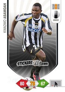 Sticker Kwadwo Asamoah - Calciatori 2010-2011. Adrenalyn XL n. 272 - Panini