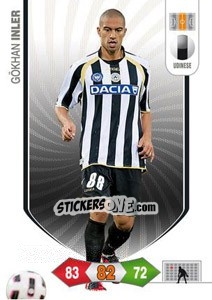 Sticker Gökhan Inler - Calciatori 2010-2011. Adrenalyn XL n. 273 - Panini