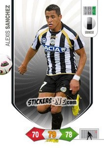 Sticker Alexis Sanchez - Calciatori 2010-2011. Adrenalyn XL n. 275 - Panini