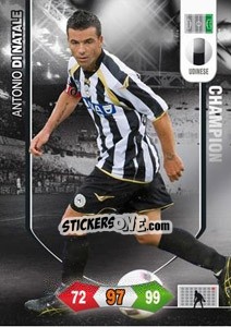 Sticker Antonio Di Natale - Calciatori 2010-2011. Adrenalyn XL n. 278 - Panini