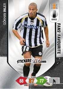 Sticker Gökhan Inler - Calciatori 2010-2011. Adrenalyn XL n. 279 - Panini