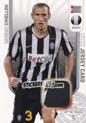 Sticker Giorgio Chiellini - Calciatori 2010-2011. Adrenalyn XL n. JC - Panini