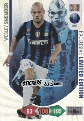 Sticker Wesley Sneijder - Calciatori 2010-2011. Adrenalyn XL n. LE1 - Panini