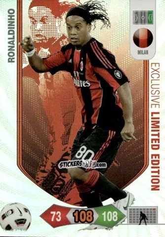 Sticker Ronaldinho - Calciatori 2010-2011. Adrenalyn XL n. LE3 - Panini