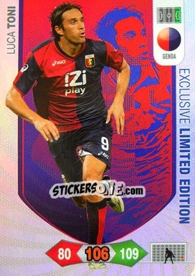 Sticker Luca Toni - Calciatori 2010-2011. Adrenalyn XL n. LE4 - Panini