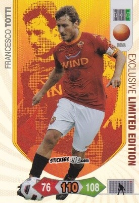 Sticker Francesco Totti - Calciatori 2010-2011. Adrenalyn XL n. L11 - Panini