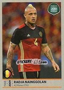 Sticker Radja Nainggolan - Road to 2018 FIFA World Cup Russia n. 9 - Panini