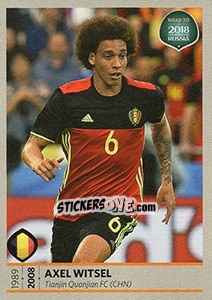 Sticker Axel Witsel - Road to 2018 FIFA World Cup Russia n. 10 - Panini