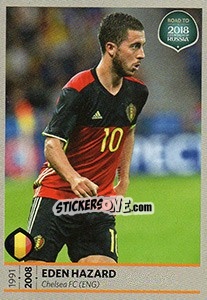 Sticker Eden Hazard - Road to 2018 FIFA World Cup Russia n. 12 - Panini
