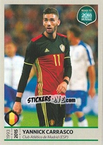 Sticker Yannick Carrasco - Road to 2018 FIFA World Cup Russia n. 13 - Panini