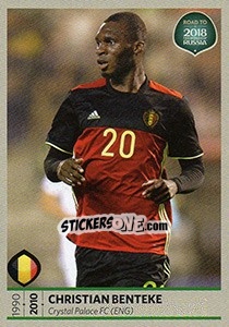 Sticker Christian Benteke - Road to 2018 FIFA World Cup Russia n. 15 - Panini