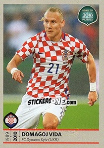 Figurina Domagoj Vida - Road to 2018 FIFA World Cup Russia - Panini