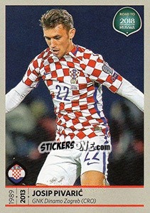 Sticker Josip Pivaric - Road to 2018 FIFA World Cup Russia - Panini
