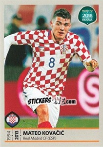 Sticker Mateo Kovacic - Road to 2018 FIFA World Cup Russia - Panini