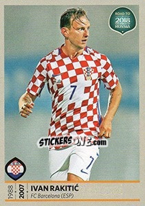 Sticker Ivan Rakitic - Road to 2018 FIFA World Cup Russia n. 27 - Panini