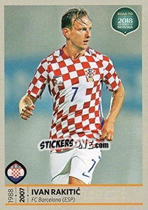 Sticker Ivan Rakitic - Road to 2018 FIFA World Cup Russia - Panini