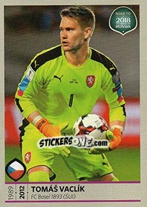 Cromo Tomas Vaclik - Road to 2018 FIFA World Cup Russia - Panini