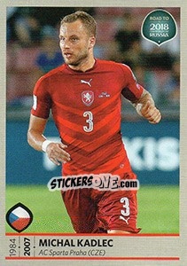 Sticker Michal Kadlec - Road to 2018 FIFA World Cup Russia n. 36 - Panini