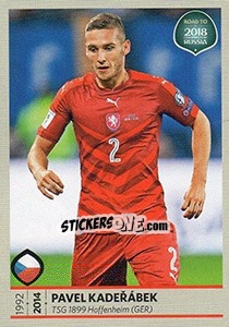 Sticker Pavel Kaderabek - Road to 2018 FIFA World Cup Russia n. 37 - Panini