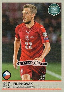 Sticker Filip Novak - Road to 2018 FIFA World Cup Russia n. 38 - Panini