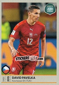 Cromo David Pavelka - Road to 2018 FIFA World Cup Russia - Panini