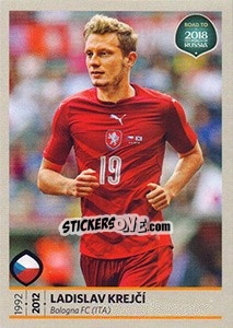 Sticker Ladislav Krejci - Road to 2018 FIFA World Cup Russia n. 44 - Panini