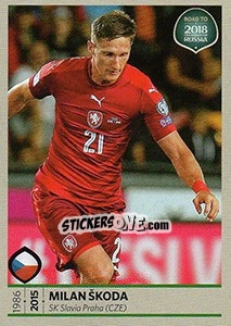Sticker Milan Skoda - Road to 2018 FIFA World Cup Russia n. 45 - Panini