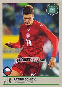 Sticker Patrik Schick - Road to 2018 FIFA World Cup Russia n. 46 - Panini