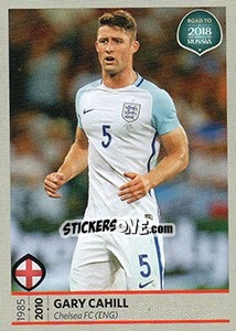 Sticker Gary Cahill - Road to 2018 FIFA World Cup Russia n. 50 - Panini