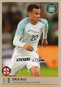 Sticker Dele Alli - Road to 2018 FIFA World Cup Russia n. 56 - Panini