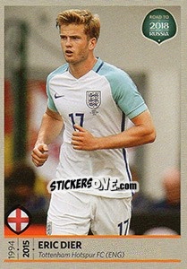 Sticker Eric Dier - Road to 2018 FIFA World Cup Russia - Panini