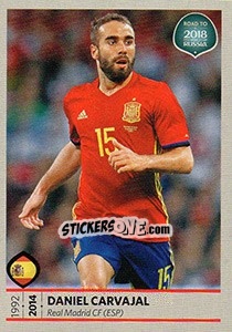 Sticker Daniel Carvajal - Road to 2018 FIFA World Cup Russia n. 68 - Panini