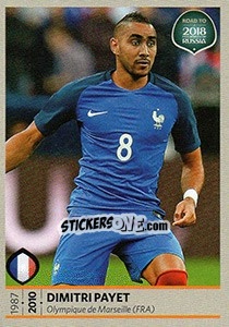 Sticker Dimitri Payet - Road to 2018 FIFA World Cup Russia n. 91 - Panini