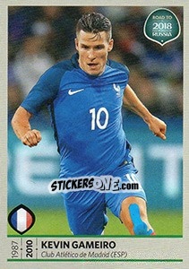 Sticker Kevin Gameiro - Road to 2018 FIFA World Cup Russia n. 93 - Panini