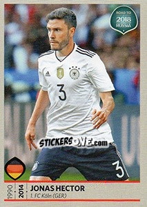 Cromo Jonas Hector - Road to 2018 FIFA World Cup Russia - Panini