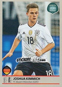 Sticker Joshua Kimmich - Road to 2018 FIFA World Cup Russia n. 103 - Panini