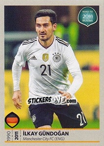 Sticker Ilkay Gündogan - Road to 2018 FIFA World Cup Russia n. 106 - Panini