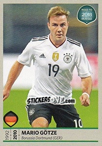 Sticker Mario Götze - Road to 2018 FIFA World Cup Russia n. 111 - Panini