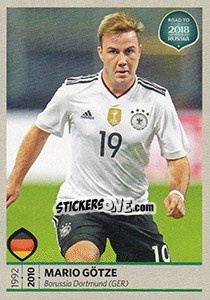 Sticker Mario Götze - Road to 2018 FIFA World Cup Russia - Panini