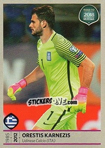 Sticker Orestis Karnezis - Road to 2018 FIFA World Cup Russia n. 113 - Panini